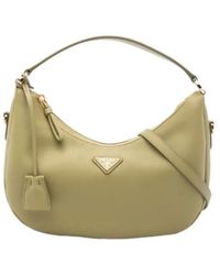 Prada - Triangle-Logo Shoulder Bag - Lyst