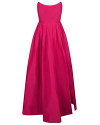 Liu Jo - Long Taffeta Dress - Lyst