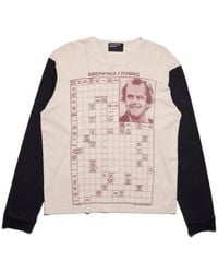 Enfants Riches Deprimes - Enfants Riches Déprimés Jack Serbian Fantasy Logn Sleeved T-Shirt - Lyst