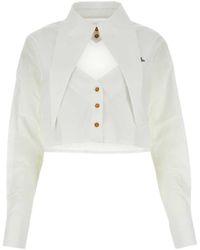 Vivienne Westwood - Cut-Out Cropped Shirt - Lyst