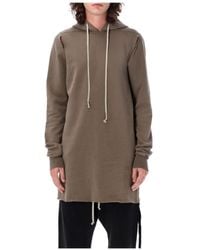 Rick Owens - Cut-Out Detailed Long Hoodie - Lyst