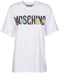 Moschino - Round-Necked T-Shirt - Lyst