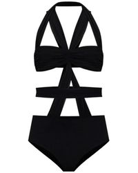 Philosophy Di Lorenzo Serafini - Cross-Front One-Piece Beachwear - Lyst
