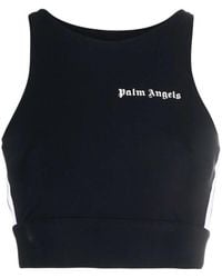 Palm Angels - Logo-Printed Round Neck Tank Top - Lyst