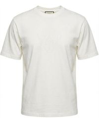 Gucci - Logo Detailed Crewneck T-Shirt - Lyst