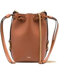 Chloé - Chloé Marcie Micro Bucket Bag - Lyst