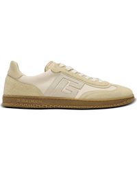 Balmain - Swan Logo Low-Top Sneakers - Lyst