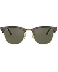 Ray-Ban - Clubmaster Square Frame Sunglasses - Lyst
