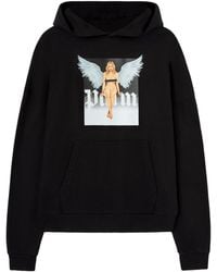 Palm Angels - Crystal Pin-Up Long-Sleeved Hoodie - Lyst