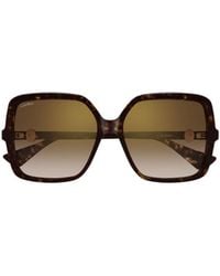 Cartier - Square Frame Sunglasses - Lyst