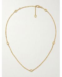 Gucci - Logo Detail Necklace - Lyst