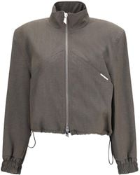 The Attico - The Zip-Up Bomber Jacket - Lyst