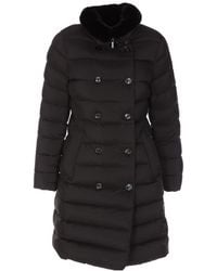 Moorer - Longan High-Neck Double-Breasted Padded Coat - Lyst