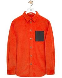Loewe - Long Sleeve Buttoned Shirt - Lyst