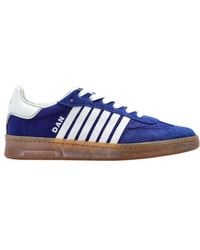 DSquared² - Boxer Striped Leather Sneakers - Lyst