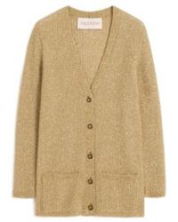 Valentino - Vlogo Buttoned Cardigan - Lyst