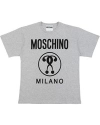 Moschino - Question Mark Logo Printed T-Shirt - Lyst