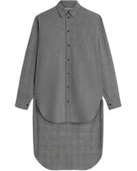 Phoebe Philo - Wool Asymmetric Long-Sleeved Shirt - Lyst