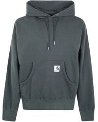 Sacai - X Charhartt Wip Logo Patch Drawstring Hoodie - Lyst