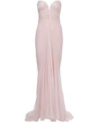 Maria Lucia Hohan - Pleated Silk-Blend Chiffon Gown - Lyst