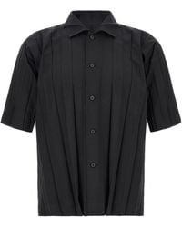 Issey Miyake - Edge Short-Sleeve Shirt - Lyst