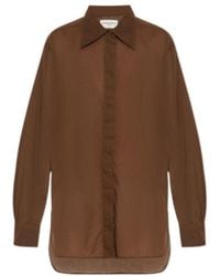 Officine Generale - Button-Down Cotton Shirt - Lyst