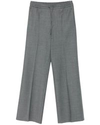 Berwich - Elastic-Waist Casual Trousers - Lyst