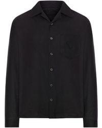Prada - Long Sleeved Buttoned Shirt - Lyst