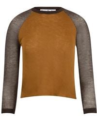 Acne Studios - Two-Toned Knitted Top - Lyst