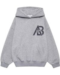 Anine Bing - Jaci Logo Flocked Hoodie - Lyst