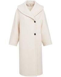 The Row - Wool Long Coat - Lyst