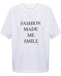 Victoria Beckham - Short-Sleeved T-Shirt - Lyst