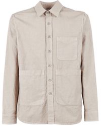 Aspesi - Buckle Long-Sleeved Shirt - Lyst