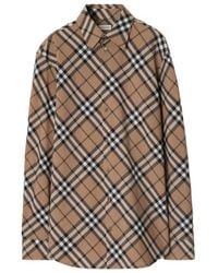 Burberry - Check Shirt - Lyst