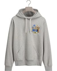 Dior - Hooded Sweatshirt With Blason Embroidery, Relaxed Fit - Lyst