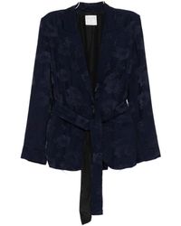 forte_forte - Floral Tie Jacket - Lyst