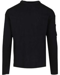 C.P. Company - Sea Island Lens Crewneck Sweater - Lyst