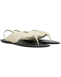 Loulou de Saison - Sahado Leather Slingback Sandals - Lyst