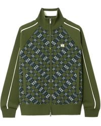 Wales Bonner - Embroidered Stripes Jacquard-Knit Track Jacket - Lyst