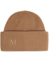 Max Mara - Mmretina Ribbed Beanie - Lyst