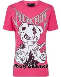 Philipp Plein - Logo Details T-Shirt - Lyst
