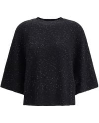 Fabiana Filippi - Sequin Embellished Cape - Lyst