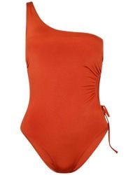 Max Mara - Canarie Scoop Neck Swimsuit - Lyst