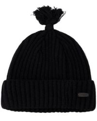 Adererror - Ribbed Pom-Pom Beanie Hat - Lyst