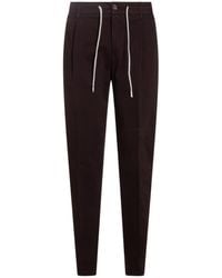 Eleventy - Drawstring Tapered Pants - Lyst