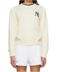 Sporty & Rich - Crew Neck Knit Sweater - Lyst
