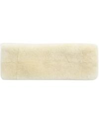 TOTEME - Shearling Headband Ecru - Lyst