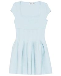 Jonathan Simkhai - Square-Neck Flared Mini Dress - Lyst