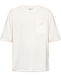 Officine Generale - Crew Neck Short-Sleeved T-Shirt - Lyst