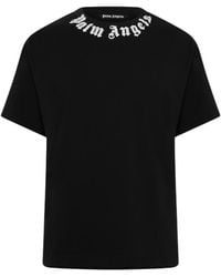 Palm Angels - Logo Short-Sleeved T-Shirt - Lyst